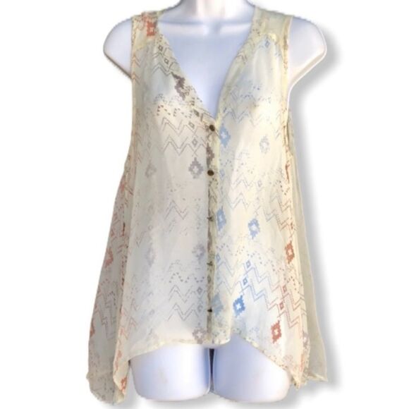 Gypsy 05‎ Sheer Silk Top - Picture 1 of 9